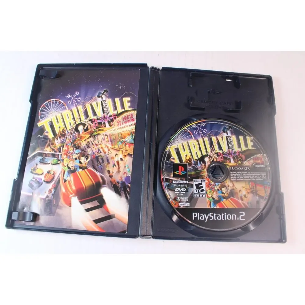 Thrillville (Sony PlayStation 2 PS2) Authentic, Complete, Tested/works
